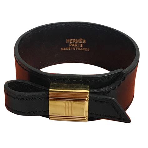 hermes mens black leather bracelet|hermes kelly leather bracelet.